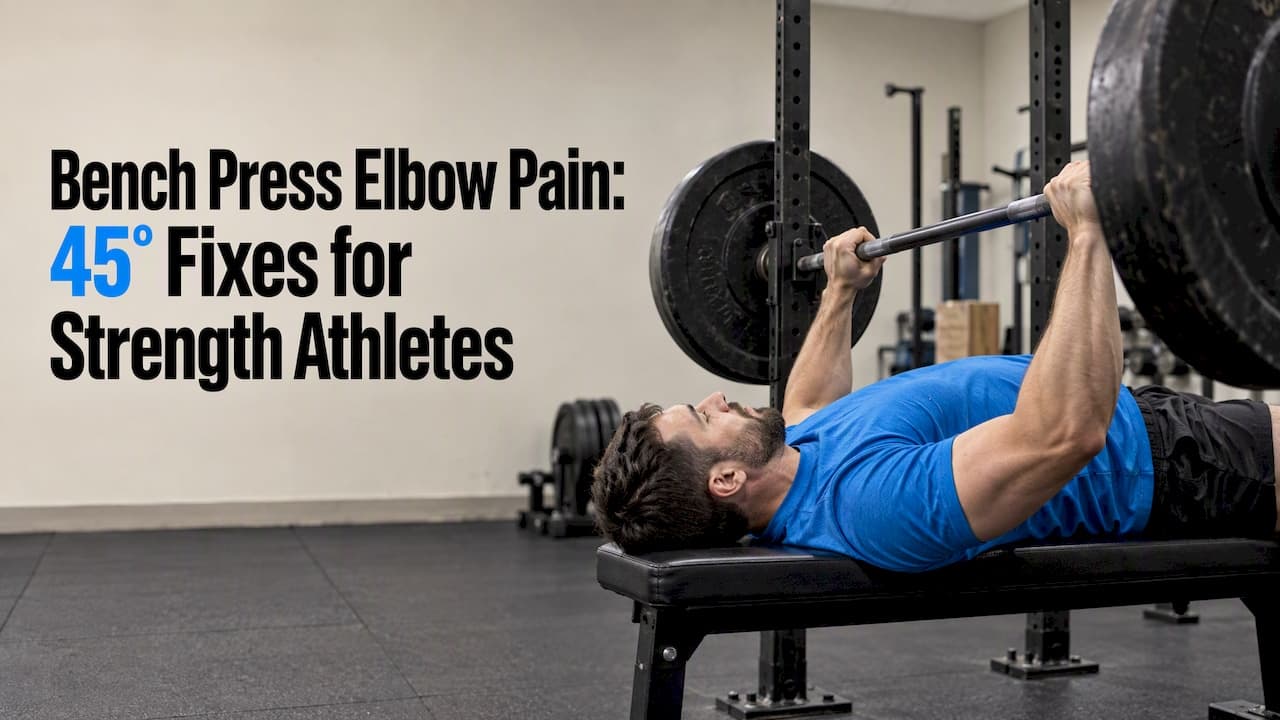 Bench Press Elbow Pain: 45° Fixes for Strength Athletes
