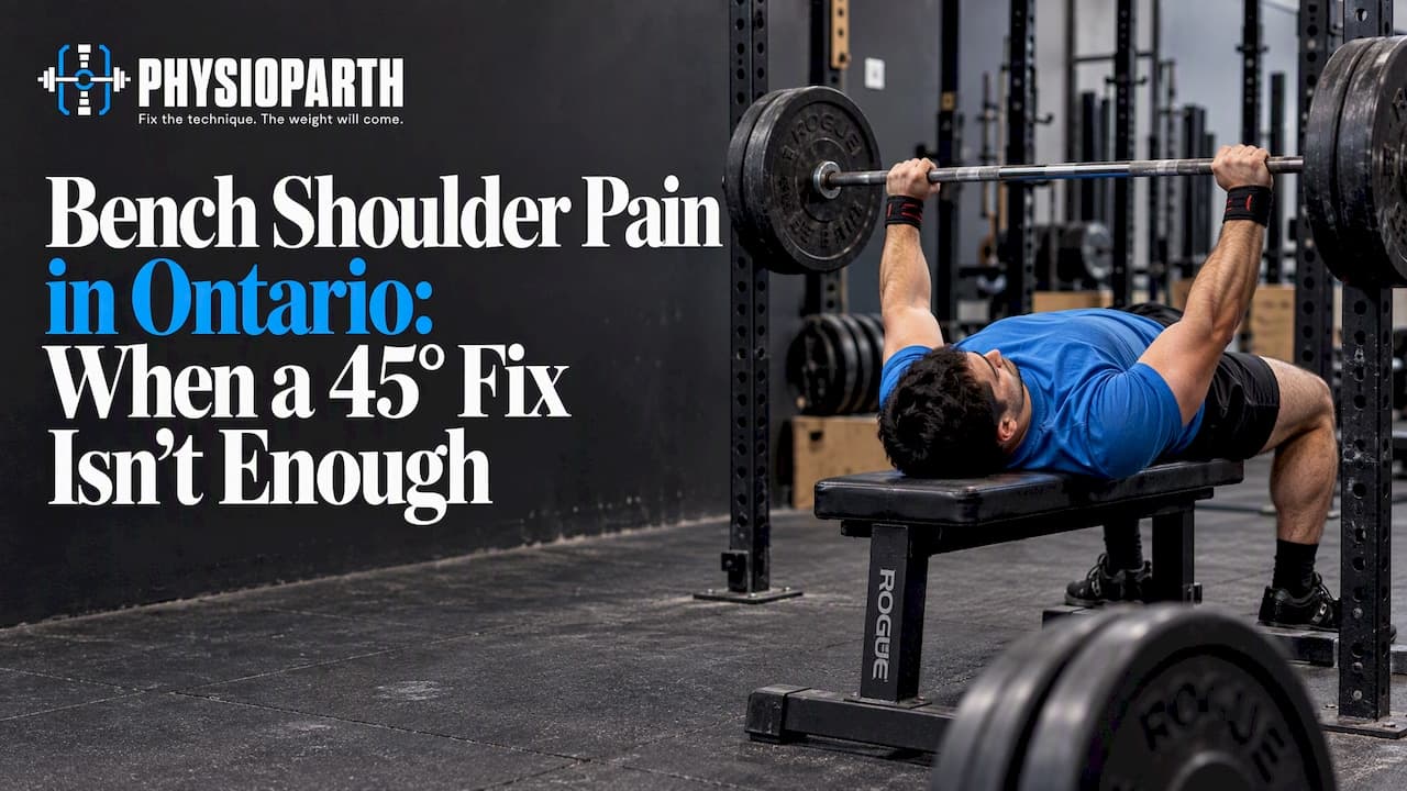 Bench Shoulder Pain in Ontario: When a 45° Fix Isn’t Enough
