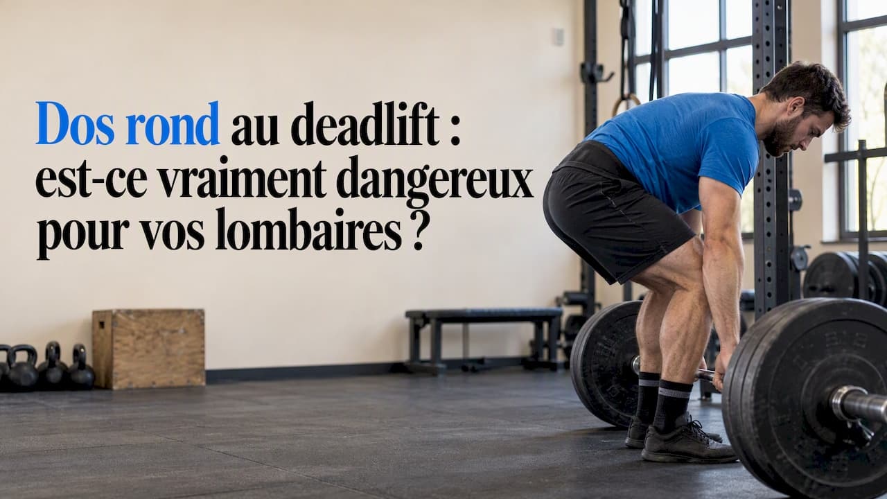 Dos rond au deadlift : est-ce vraiment dangereux pour vos lombaires ?