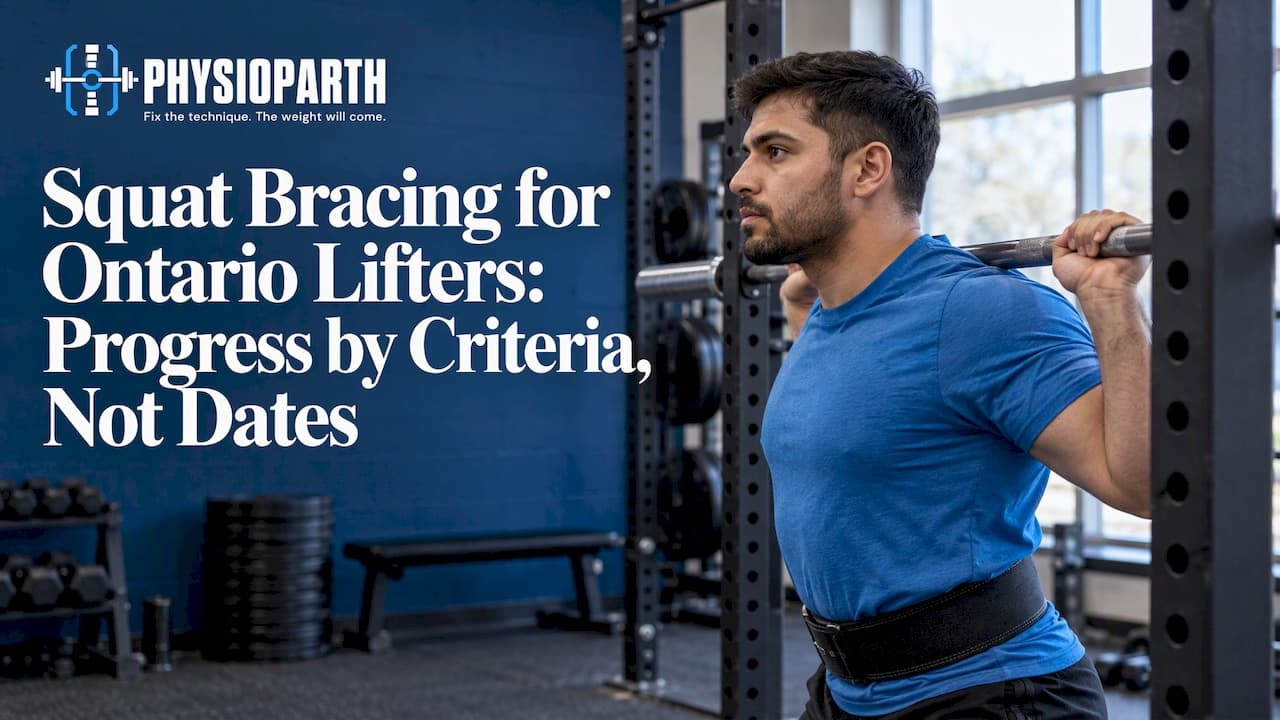 Squat Bracing for Ontario Lifters: Progress by Criteria, Not Dates