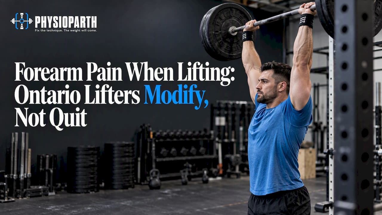 Forearm Pain When Lifting: Ontario Lifters Modify, Not Quit