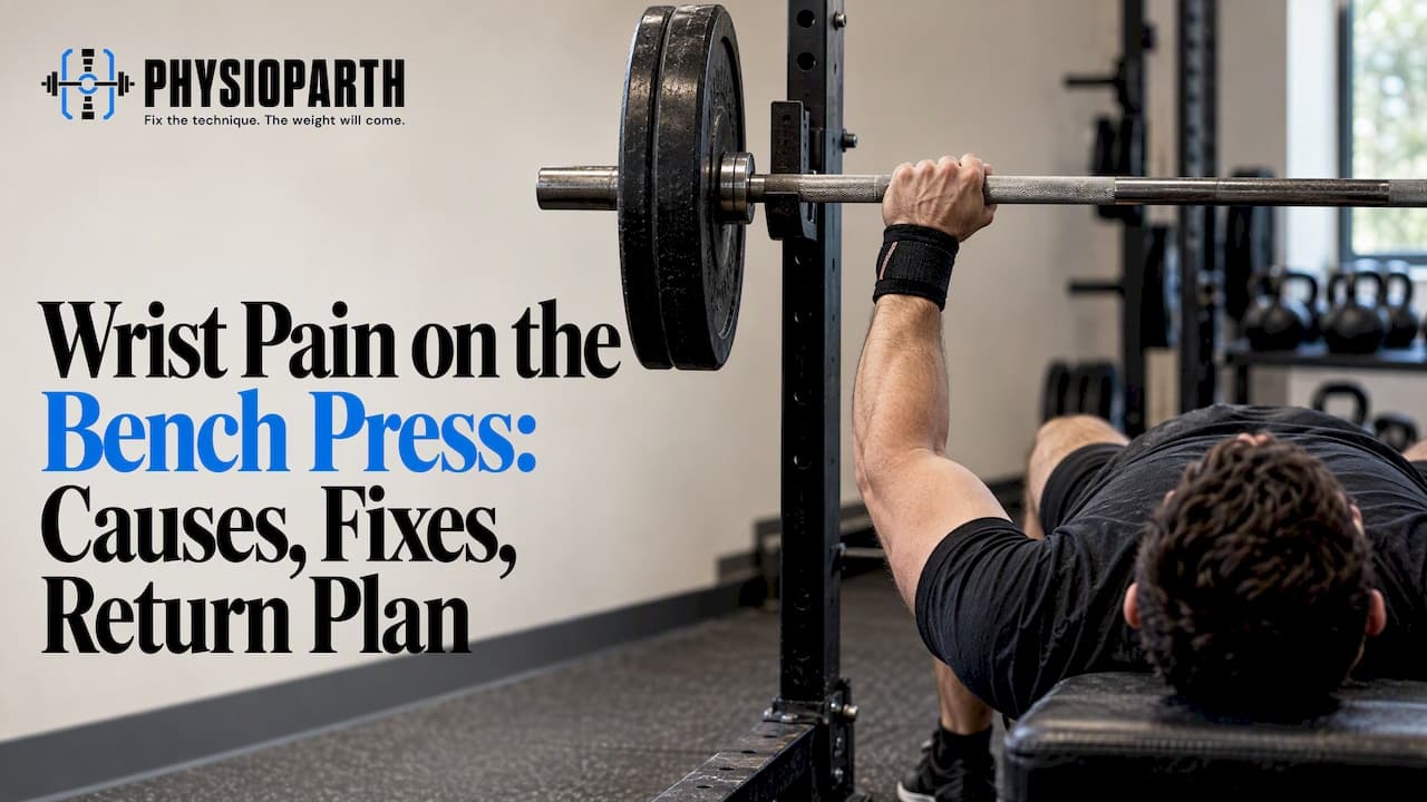 Wrist Pain on the Bench Press: Causes, Fixes, Return Plan
