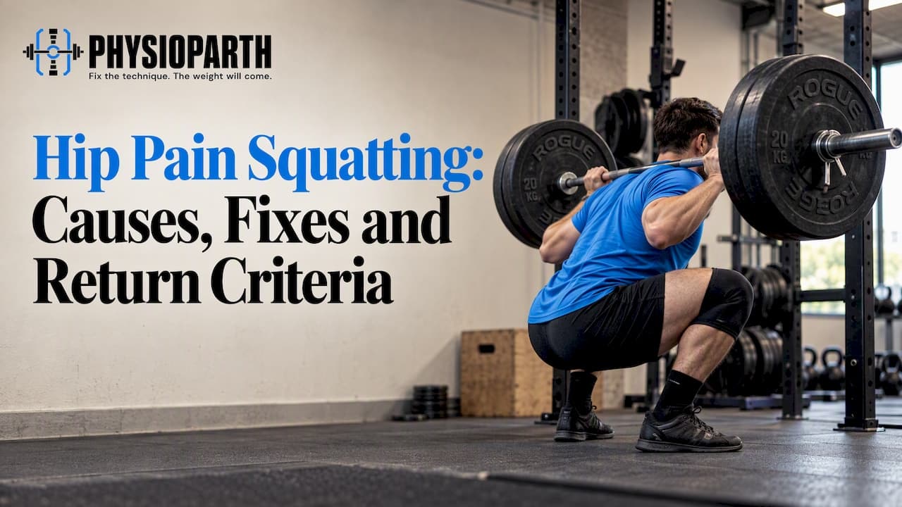 Hip Pain Squatting: Causes, Fixes and Return Criteria